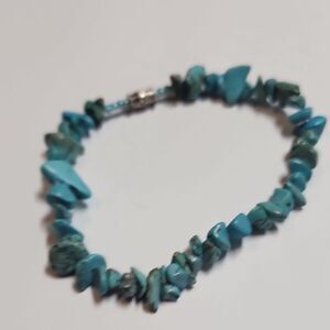 Blue Beaded Bracelet